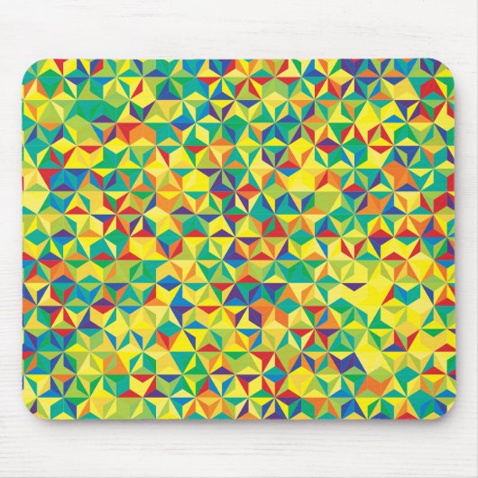 Tapis De Souris Motif triangulaire prismatique (Devant)