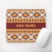 Tapis De Souris Motif tribal du Sud-Ouest (Avec souris)