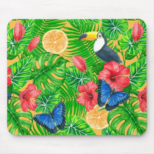 Tapis De Souris Motif tropical (Devant)