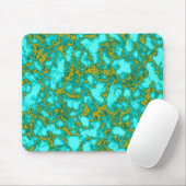 Tapis De Souris Motif turquoise (Avec souris)