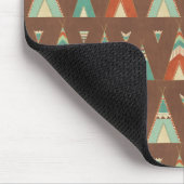 Tapis De Souris Motif turquoise de Teepee d'étape | de Geo de (Coin)