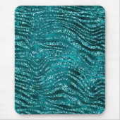Tapis De Souris Motif turquoise Ombre Glam Parties scintillant Tig (Devant)