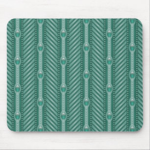 Tapis De Souris Motif turquoise ornemental