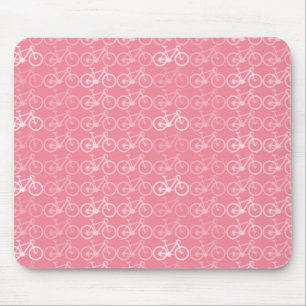 Tapis De Souris motif vélo rose