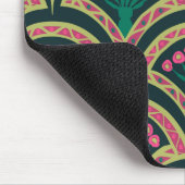 Tapis De Souris motif vert en forme de coque (Coin)