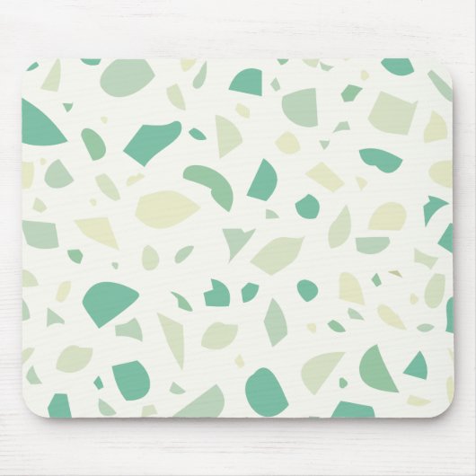 Tapis De Souris Motif vert terrazzo (Devant)