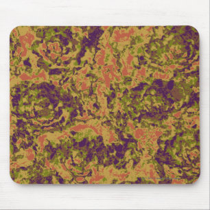 Tapis De Souris Motif vibrant de camouflage de fleur