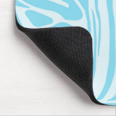 Tapis De Souris Motif Zèbre Bleu (Coin)