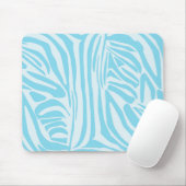 Tapis De Souris Motif Zèbre Bleu (Avec souris)