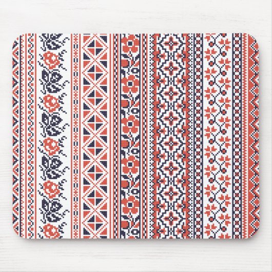 Tapis De Souris Motifs de conception de point de croix (Devant)