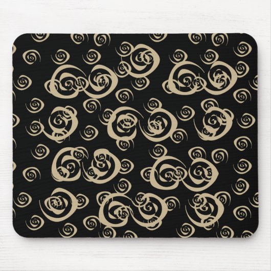 Tapis De Souris motifs spirales girly modernes (Devant)