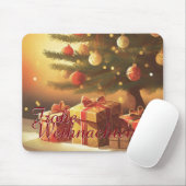 Tapis De Souris Motiv, mit Geschenken unterm Weihnachtsbaum 37016 (Avec souris)
