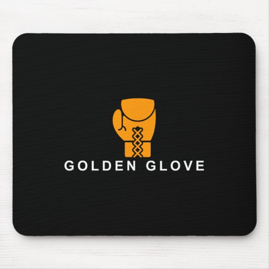 Tapis De Souris Motivation de boxe 'Gant d'or'  (Devant)