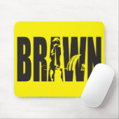 Tapis De Souris Motivation "Poids levant" - BRUN (Avec souris)