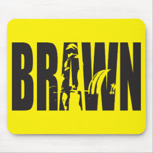 Tapis De Souris Motivation "Poids levant" - BRUN