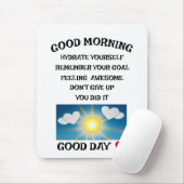 Tapis De Souris Motivation positive (Avec souris)