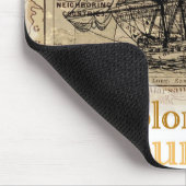 Tapis De Souris Motivational Classic Map Modèle Explorez-Vous (Coin)