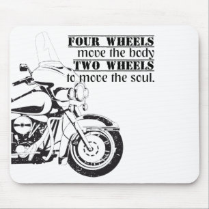Tapis De Souris Moto Américain Deux Roues Une Passion