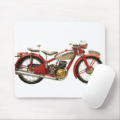 Tapis De Souris Moto antique (Avec souris)