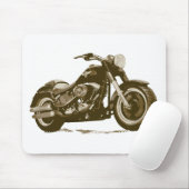 Tapis De Souris Moto Brown de Harley (Avec souris)