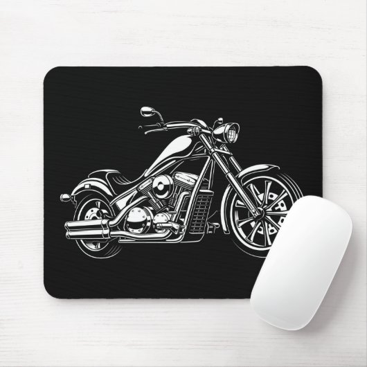 Tapis De Souris Moto classique (Avec souris)