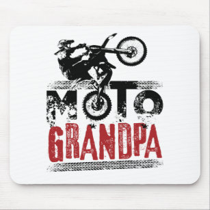 Tapis De Souris Moto Grandpa Motocross BMS Dirt Bike