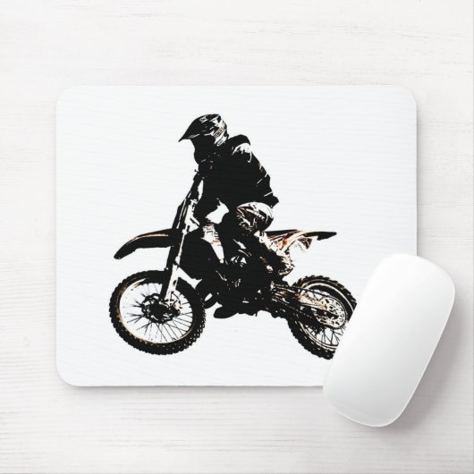Tapis De Souris Motocross (Avec souris)