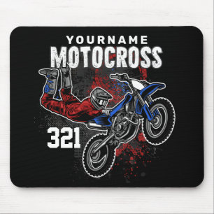 Tapis De Souris Motocross Motocross Racing FMX Tricks personnalisé