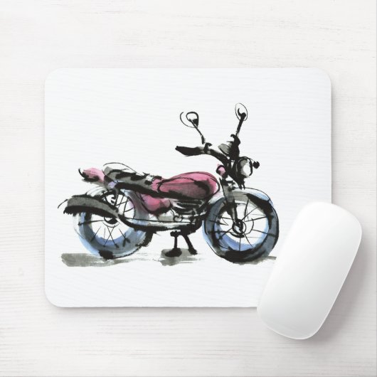 Tapis De Souris Motocyclette (Avec souris)