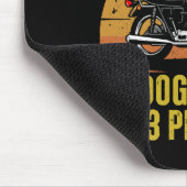 Tapis De Souris Motocyclette de chien (Coin)