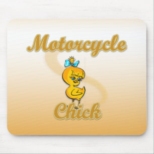 Tapis De Souris Motorcycle Chick