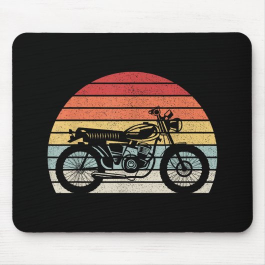 Tapis De Souris Motorcycle vintage (Devant)
