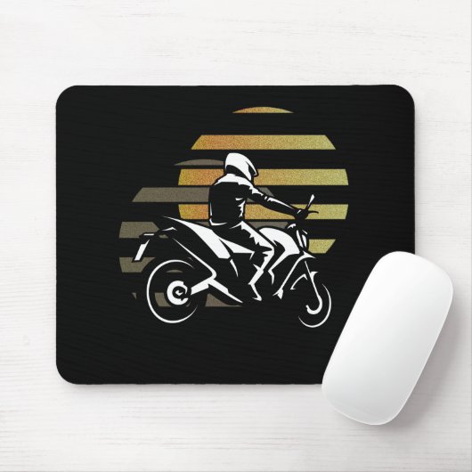 Tapis De Souris Motorcycliste (Avec souris)