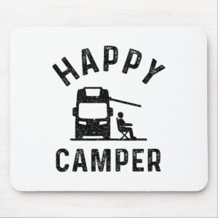 Tapis De Souris Motorhome RV trucs hommes campeur heureux