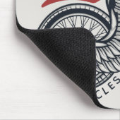 Tapis De Souris Motos personnalisées Flying Tire Biker Shop (Coin)