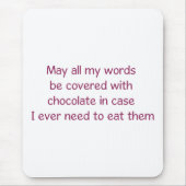 Tapis De Souris mots (Devant)