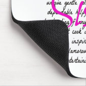 Tapis De Souris Mots de soeur (Coin)
