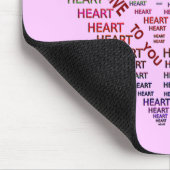 Tapis De Souris Mots du coeur (Coin)