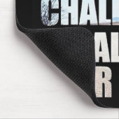 Tapis De Souris Mots Motivationnels - Défiez Vos Limites (Coin)