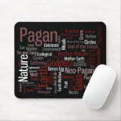 Tapis De Souris Mots païens (Avec souris)