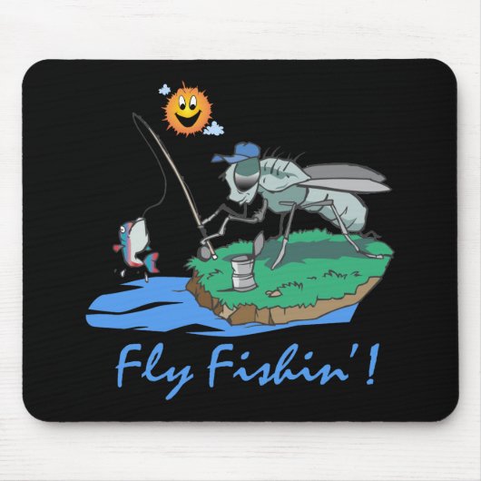 Tapis De Souris Mouche Fishin (Devant)