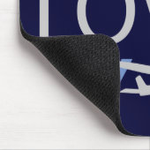 Tapis De Souris Mouche vivante d'amour (Coin)