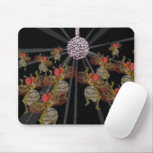 Tapis De Souris Mouches à fruit de danse de disco (Avec souris)