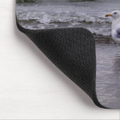 Tapis De Souris Mouette dans l'océan Mousepad (Coin)