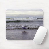 Tapis De Souris Mouette dans l'océan Mousepad (Avec souris)