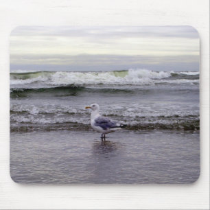 Tapis De Souris Mouette dans l'océan Mousepad
