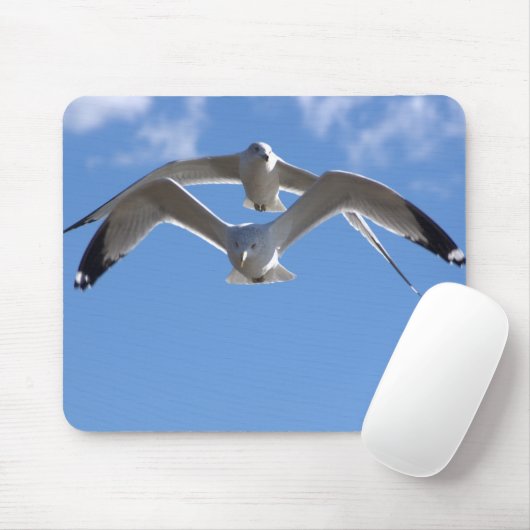 Tapis De Souris Mouette Mousepad (Avec souris)