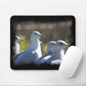 Tapis De Souris Mouette sur rail (Avec souris)