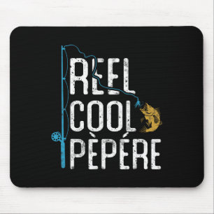 Tapis De Souris Moulinet de pêche cool pepere cadeau de fête des p