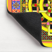 Tapis de souris moulu de roue de gemme (Coin)